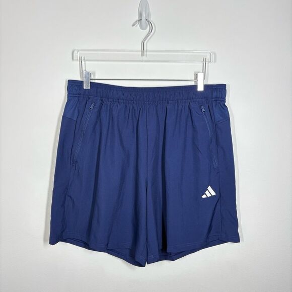 Adidas Mens Size Extra Large XL NWT Solid TR-ES WVC Aeroready Sport Blue Shorts - Picture 4 of 13
